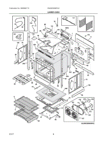 04 - Lower Oven parts for Electrolux Wall Oven EW30EW65PSD from AppliancePartsPros.com
