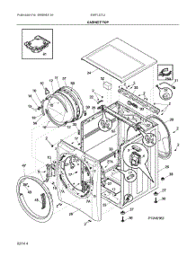 03 - Cabinet / Top parts for Electrolux Washer EWFLS70JSS1 from AppliancePartsPros.com