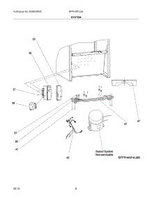07 - System parts for Frigidaire Refrigerator BFPH45F4LM from AppliancePartsPros.com