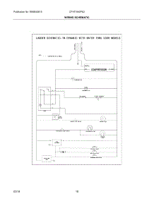 10 - Wiring Schematic parts for Frigidaire Refrigerator CFHT1843PS2 from AppliancePartsPros.com