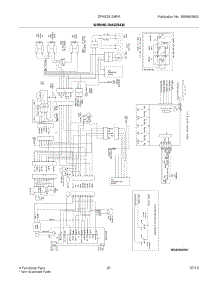 21 - Wiring Diagram parts for Frigidaire Refrigerator DFHS2313MFA from AppliancePartsPros.com
