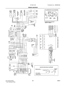 12 - Wiring Diagram parts for Frigidaire Refrigerator DFHS2313MFFA from AppliancePartsPros.com