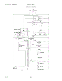 11 - Wiring Schematic parts for Frigidaire Refrigerator DFHS2313MFKA from AppliancePartsPros.com