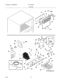 09 - System parts for Frigidaire Refrigerator DFHT1843PS2 from AppliancePartsPros.com