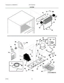 05 - System parts for Frigidaire Refrigerator DFHT1843PS3 from AppliancePartsPros.com