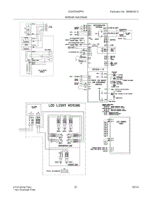 19 - Wiring Diagram parts for Frigidaire Refrigerator DGHF2360PF0 from AppliancePartsPros.com