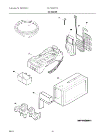 09 - Ice Maker parts for Frigidaire Refrigerator DGHF2360PF5A from AppliancePartsPros.com