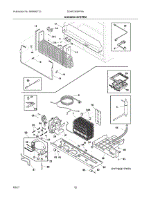 06 - Cooling System parts for Frigidaire Refrigerator DGHF2360PF9A from AppliancePartsPros.com
