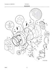 04 - Motor / Tub parts for Frigidaire Laundry Center FAFW3001LW6 from AppliancePartsPros.com