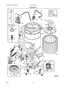 03 - Motor / Tub parts for Frigidaire Washer FAHE4045QW1 from AppliancePartsPros.com