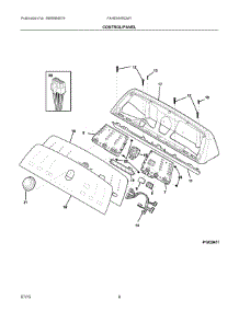 04 - Control / Panel parts for Frigidaire Washer FAHE4045QW1 from AppliancePartsPros.com