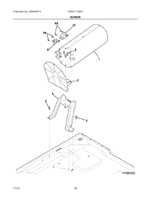 06 - Burner parts for Frigidaire Laundry Center FARE1011MW1 from AppliancePartsPros.com