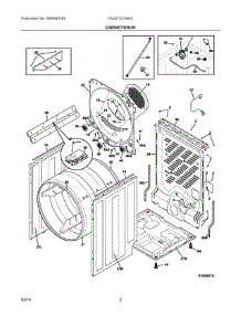 02 - Cabinet / Drum parts for Frigidaire Laundry Center FASG7021NW3 from AppliancePartsPros.com