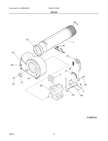 05 - Motor parts for Frigidaire Laundry Center FASG7021NW3 from AppliancePartsPros.com