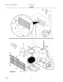 04 - System parts for Frigidaire Freezer FCFS181LQBA from AppliancePartsPros.com