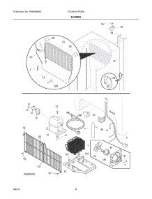 04 - System parts for Frigidaire Freezer FCGM181RQBB from AppliancePartsPros.com
