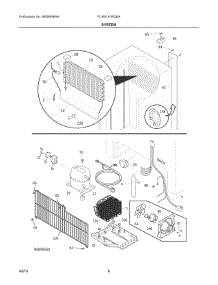 04 - System parts for Frigidaire Refrigerator FCRS181RQBA from AppliancePartsPros.com