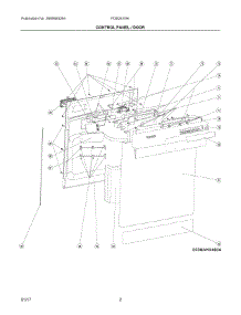 02 - Control Panel / Door parts for Frigidaire Dishwasher FDB2410HIC3B from AppliancePartsPros.com