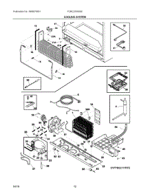 06 - Cooling System parts for Frigidaire Refrigerator FDBC2250SS0 from AppliancePartsPros.com