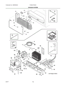 06 - Cooling System parts for Frigidaire Refrigerator FDBN2750SS2 from AppliancePartsPros.com