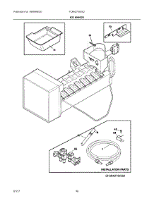 08 - Ice Maker parts for Frigidaire Refrigerator FDBN2750SS2 from AppliancePartsPros.com