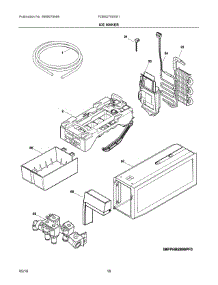09 - Ice Maker parts for Frigidaire Refrigerator FDBS2750SS1 from AppliancePartsPros.com