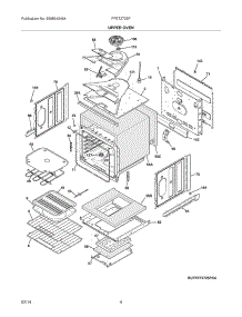 05 - Upper Oven parts for Frigidaire Wall Oven FFET2725PBC from AppliancePartsPros.com