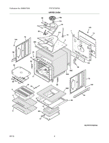 05 - Upper Oven parts for Frigidaire Wall Oven FFET2725PSA from AppliancePartsPros.com