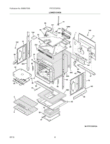 07 - Lower Oven parts for Frigidaire Wall Oven FFET2725PSA from AppliancePartsPros.com