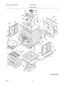 05 - Upper Oven parts for Frigidaire Wall Oven FFET2725PSC from AppliancePartsPros.com