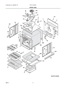 03 - Upper Oven parts for Frigidaire Oven FFET2725PSD from AppliancePartsPros.com