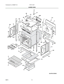 04 - Lower Oven parts for Frigidaire Oven FFET2725PWD from AppliancePartsPros.com