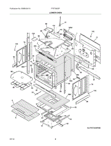 07 - Lower Oven parts for Frigidaire Wall Oven FFET3025PBC from AppliancePartsPros.com
