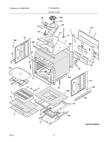 05 - Upper Oven parts for Frigidaire Wall Oven FFET3025PSC from AppliancePartsPros.com