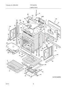 07 - Lower Oven parts for Frigidaire Wall Oven FFET3025PSC from AppliancePartsPros.com
