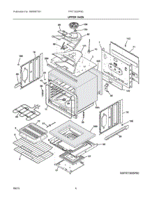 03 - Upper Oven parts for Frigidaire Oven FFET3025PSD from AppliancePartsPros.com