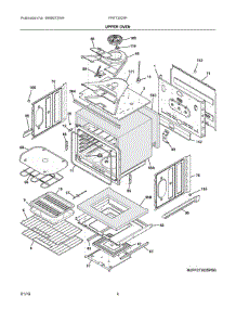 03 - Upper Oven parts for Frigidaire Oven FFET3025PWB from AppliancePartsPros.com