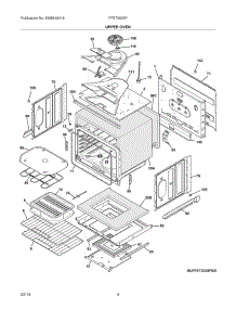 05 - Upper Oven parts for Frigidaire Wall Oven FFET3025PWC from AppliancePartsPros.com