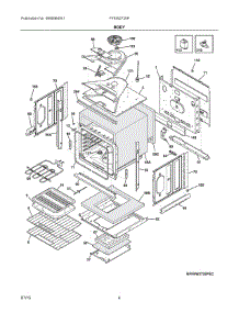 03 - Body parts for Frigidaire Oven FFEW2725PBC from AppliancePartsPros.com