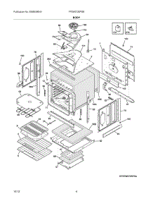 05 - Body parts for Frigidaire Wall Oven FFEW2725PSB from AppliancePartsPros.com
