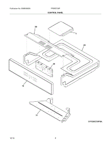 03 - Control Panel parts for Frigidaire Wall Oven FFEW2725PWB from AppliancePartsPros.com