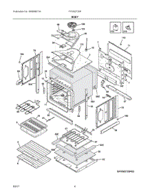 03 - Body parts for Frigidaire Wall Oven FFEW2725PWD from AppliancePartsPros.com