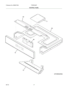 03 - Control Panel parts for Frigidaire Wall Oven FFEW3025PBB from AppliancePartsPros.com