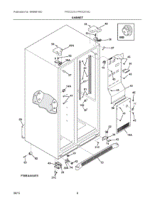 04 - Cabinet parts for Frigidaire Refrigerator FFEX2315QM0 from AppliancePartsPros.com