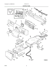 02 - Control Panel parts for Frigidaire Washer FFFS5115PW0 from AppliancePartsPros.com