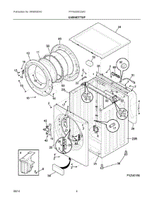 03 - Cabinet / Top parts for Frigidaire Washer FFFW4000QW0 from AppliancePartsPros.com