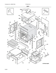 04 - Body parts for Frigidaire Oven FFGW2415QBA from AppliancePartsPros.com