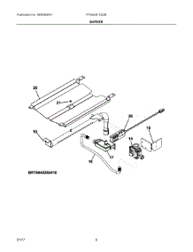 03 - Burner parts for Frigidaire Wall Oven FFGW2415QSB from AppliancePartsPros.com