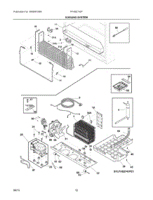 06 - Cooling System parts for Frigidaire Refrigerator FFHB2740PE4 from AppliancePartsPros.com
