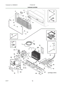 06 - Cooling System parts for Frigidaire Refrigerator FFHB2740PEBA from AppliancePartsPros.com